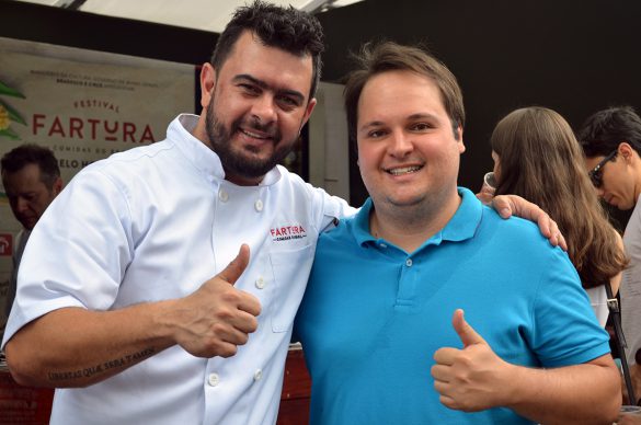 Pablo Oazen (Garagem Gastrobar, Juiz de Fora – MG) e Guilherme Teixeira (Vou Cozinhar) - Foto: Gabriela Cardoso